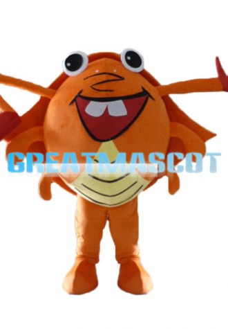 Large Bucket Crab Mascot Costume