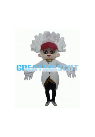 Young Tribal Leader Mascot Costume