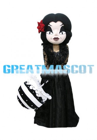 Vicious Witch Carrying Basket Mascot Costume