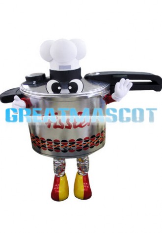 Pressure Cooker Chef Mascot Costume