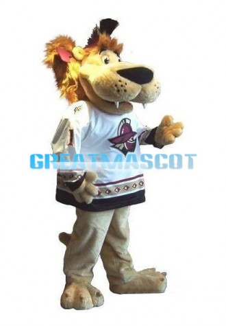 Energetic Maximus D. Lion Mascot Costume