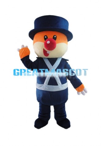 Responsible Cartoon Mole Sheriff Mascot Adult Costume 