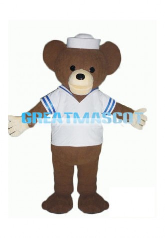 Sailor Teddy Bear Mascot Adult Costume