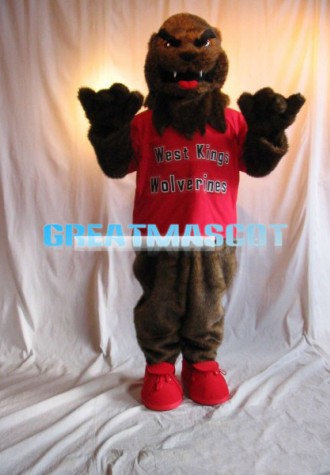 Fierce Wolverines High School Mascot Costume