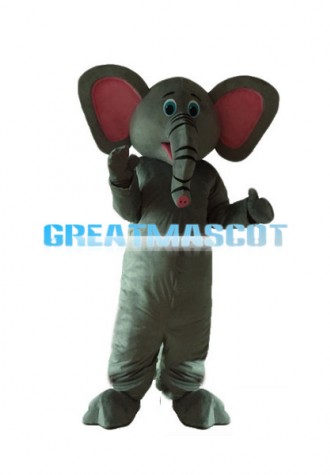 Adult Grey Elephant Lightweight Mascot Costume