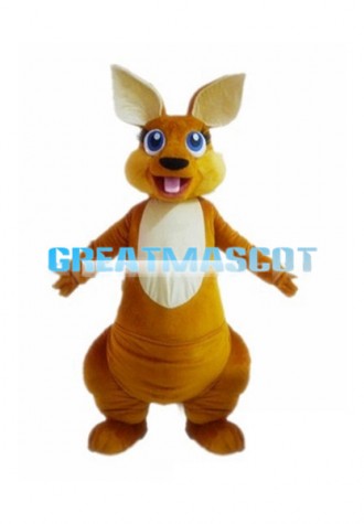 Lovely Kangaroo Lightweight Mascot Adult Costume