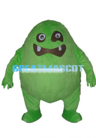 Adult Cartoon Green Monster Lightweight Mascot Costume