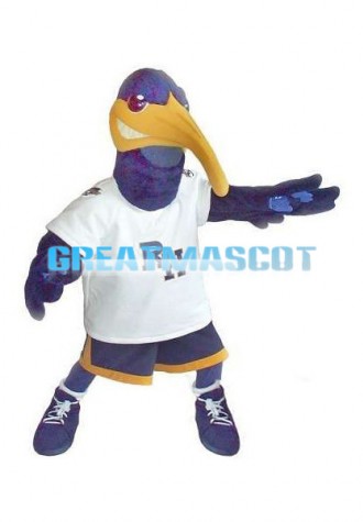 Sport Blue Ibis Mascot Costume