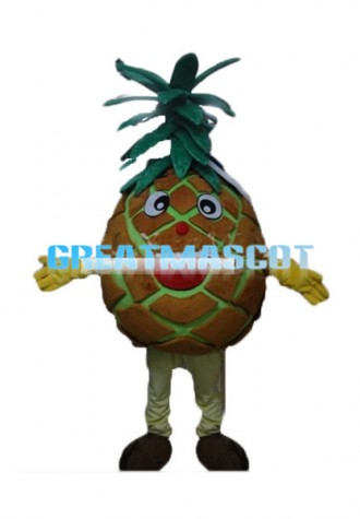 Deluxe Cartoon Pineapple Lightweight Mascot Adult Costume 