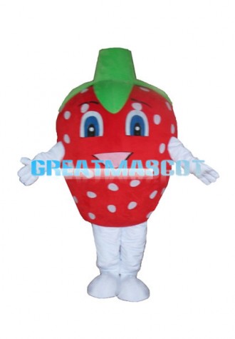 Cartoon Strawberry Lightweight Mascot Adult Costume 