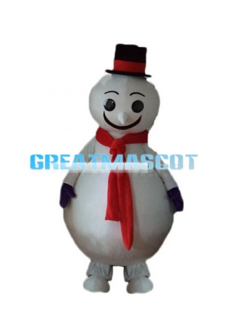 Mr. Snowman Mascot Costume 