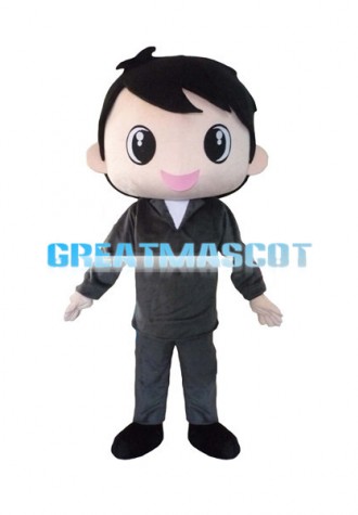 Handsome Boy Mascot Costume