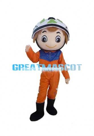 Fireman Mascot Costume