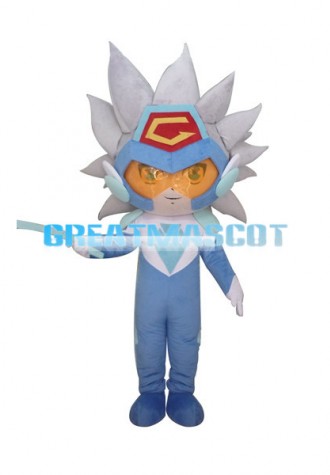MOBA End Game Character Blue Mascot Costume