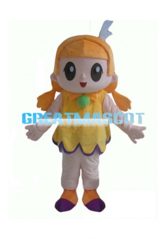Cute Girl Mascot Costume
