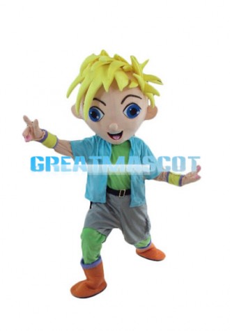 Happy Boy Mascot Costume