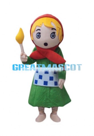 Little Match Girl Mascot Costume
