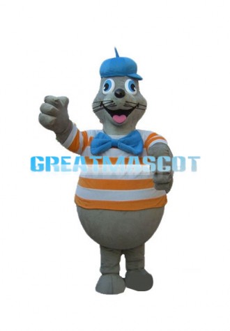 Lovely Cartoon Sea Lion Mascot Costume 
