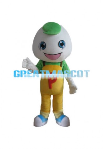 Cute Cartoon Coconut Boy Mascot Costume