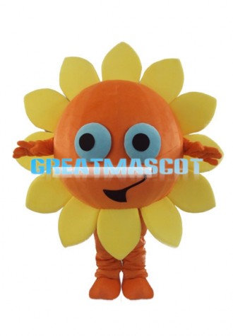 Cartoon Sunflower Mascot Costume