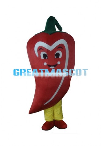 Deluxe Cartoon Red Chili Lightweight Mascot Costume