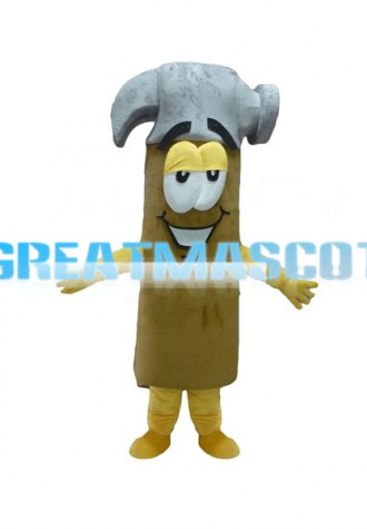 Cartoon Hammer Lightweight Mascot Adult Costume 