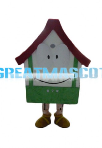Cartoon House Lightweight Mascot Adult Costume 