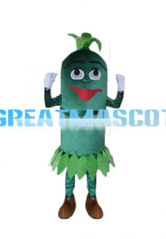 Cartoon Phoenix Bamboo Mascot Adult Costume 