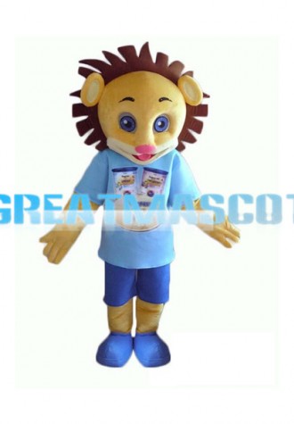 Advertising Lion Mascot Costume 