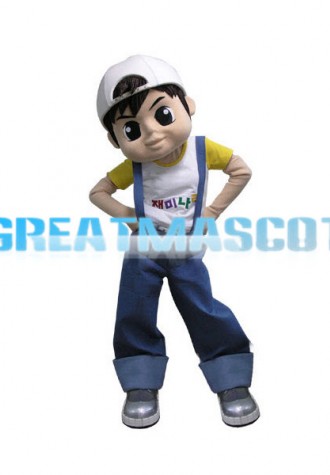 Korean Boy Mascot Adult Costume