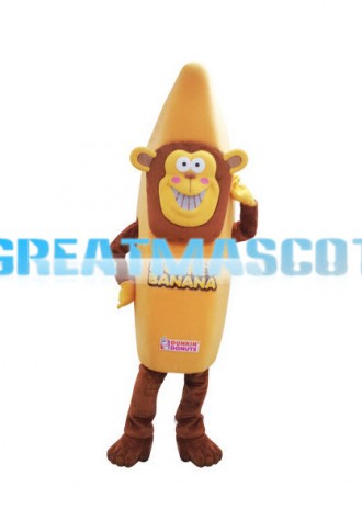 Deluxe Monkey Banana Mascot Costume