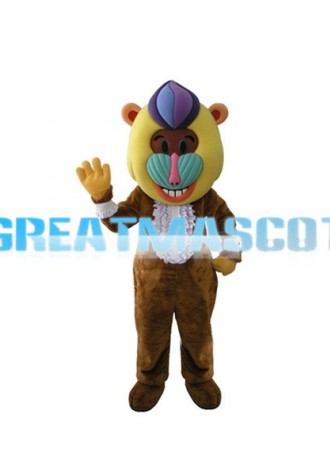 Mandrill Mascot Adult Costume