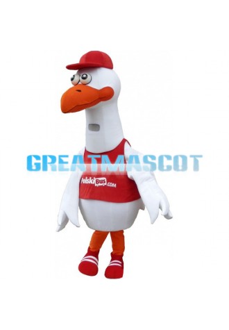 Ziggy the Seven-foot Stork Mascot Costume