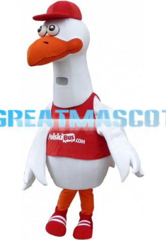 Ziggy the Seven-foot Stork Mascot Costume