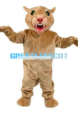 Fierce Little Lion Mascot Adult Costume 