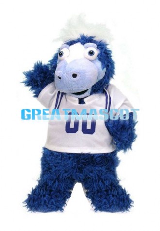 Blue the Horse Mascot Costume 