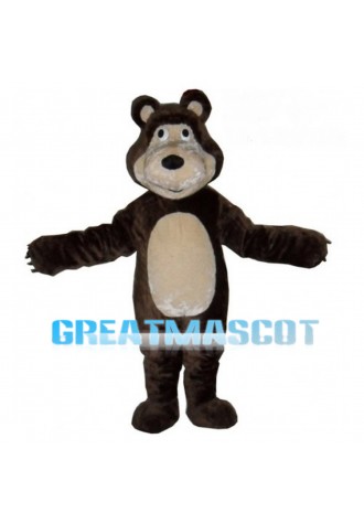 Adult Size Brown Bear Mascot Costume