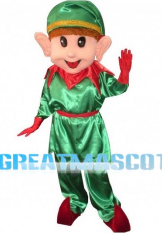 Green Martial Arts Performer Mascot Costume