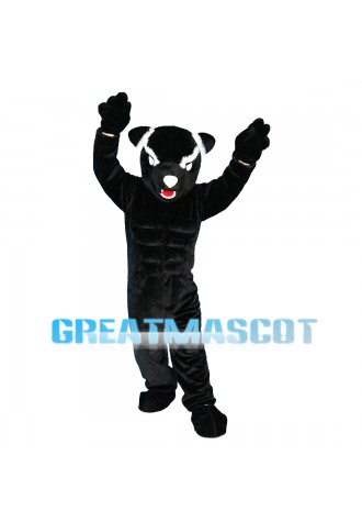 Powerful Black Panther Mascot Costume