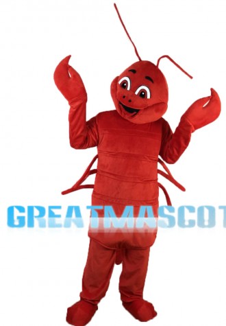 Lively Cartoon Crayfish Mascot Costume