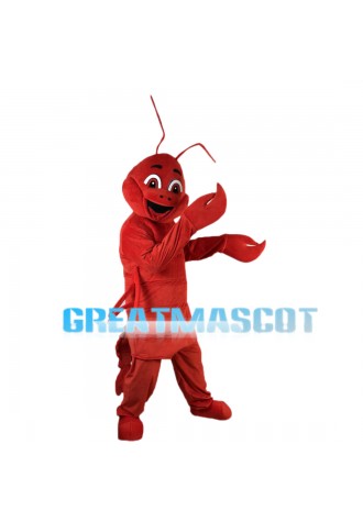 Lively Cartoon Crayfish Mascot Costume
