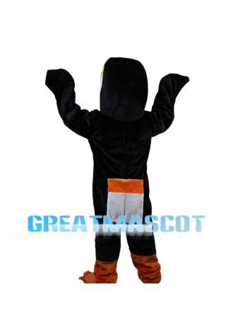 Woodpecker With Yellow Pointed Beak Mascot Costume