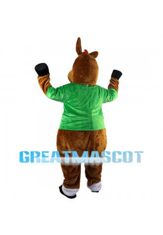 Powerful Brown Hippo Mascot Costume