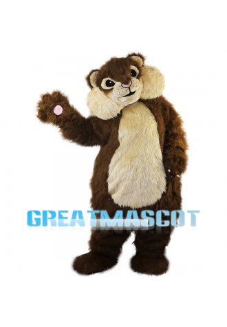 Naive Chipmunk Carefully Foraging Mascot Costume