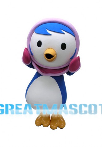 Confused Penguin Poluru Mascot Costume