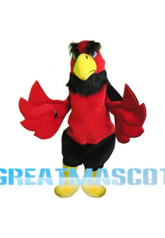 Small Red Eagle Mascot Costume