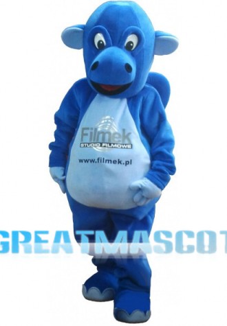 Lovely Blue Calf Mascot Costume