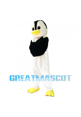 Slim Tall Penguin Mascot Costume