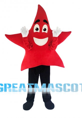Red Pentagram Mascot Costume