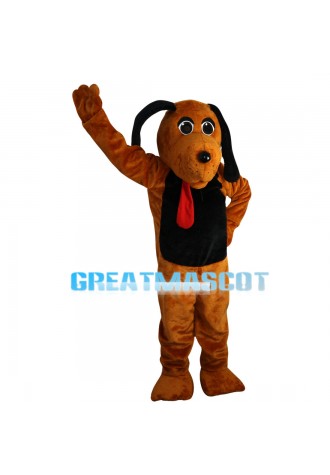 Lovely Long Ears Brown Dog Mascot Costume